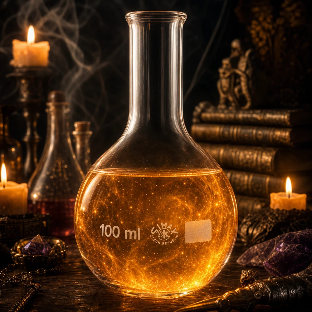 Matraz Erlenmeyer 100ml cuello estrecho Frasco de vidrio de pie de 100 ml con cuello estrecho de color ámbar cálido para trabajos atmosféricos de laboratorio