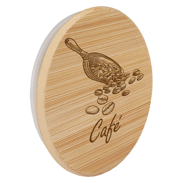 Couvercle en bois "café" pour WECK RR100 Couvercle en bois "café" pour WECK RR100