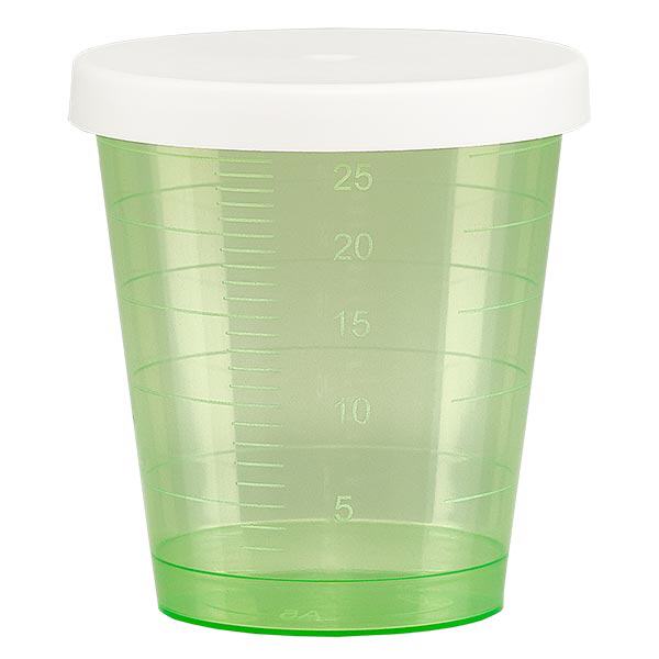 Vaso para medicamentos verde 30ml Vaso para medicamentos verde 30ml