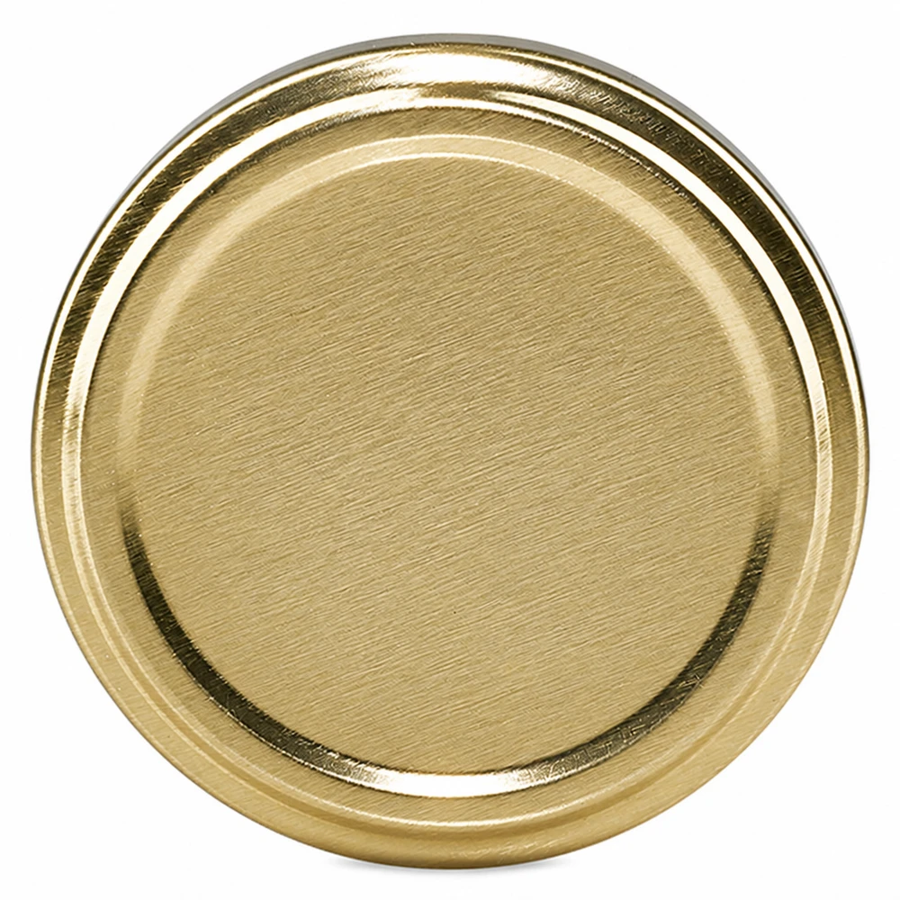 Tapa de rosca UNiTWIST TO66 dorada BioSeal sin BPA ni NI para tarros de conserva