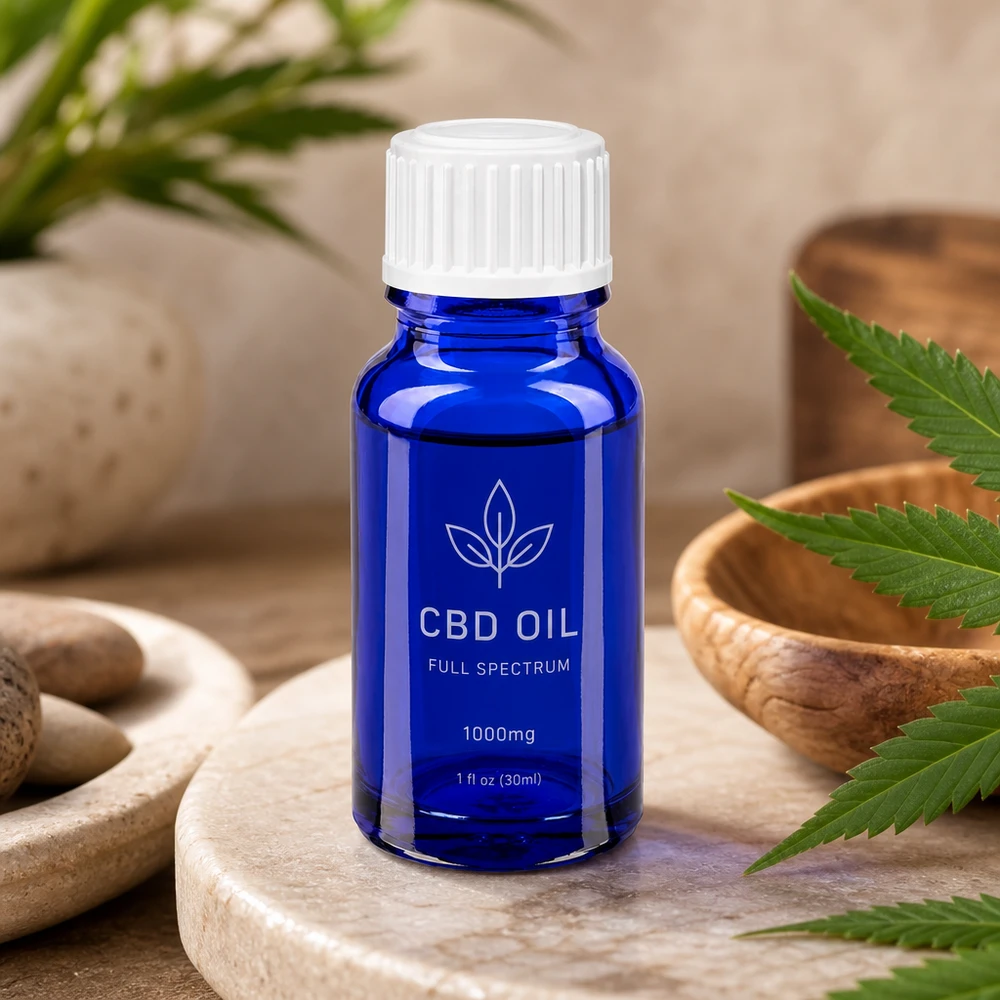 Botella de farmacia azul 10ml tapón de rosca blanco glóbulos estándar Frasco cuentagotas azul de 10 ml, de cristal de farmacia, con tapón de rosca blanco para aceite de CBD