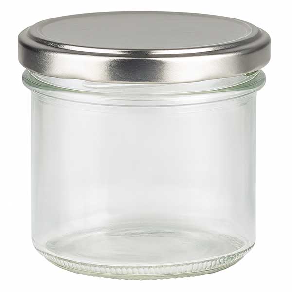 Vasos de 125ml con tapa BasicSeal plata UNiTWIST