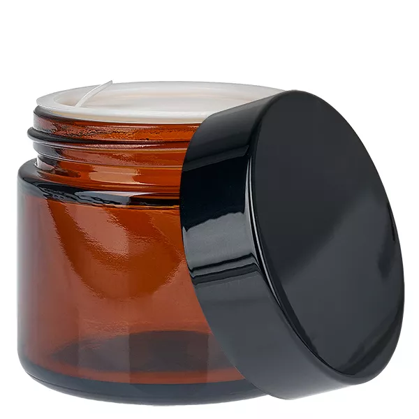 Tarro de cristal 60ml marrón con tapa insertable UNiTWIST Tarro de cristal 60ml marrón con tapa insertable UNiTWIST