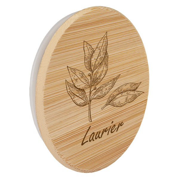 Tapa de madera "Laurier" para WECK RR60 Tapa de madera "Laurier" para WECK RR60