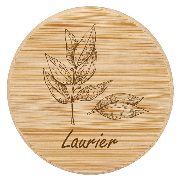 Tapa de madera "Laurier" para WECK RR60