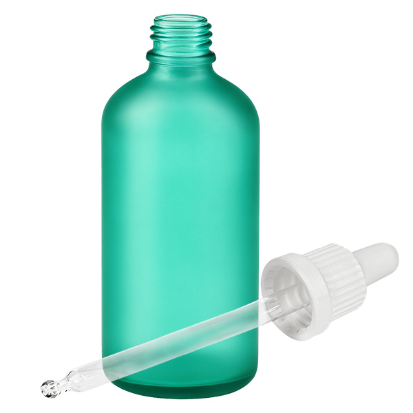 Frasco pipeta 100ml blanco cierre inviolable GreenLine UT18/100 Frasco pipeta 100ml blanco cierre inviolable GreenLine UT18/100