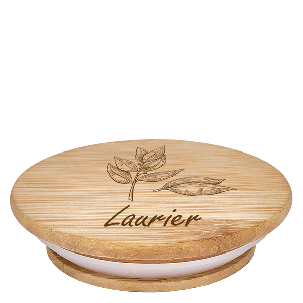 Tapa de madera "Laurier" para WECK RR60 Tapa de madera "Laurier" para WECK RR60