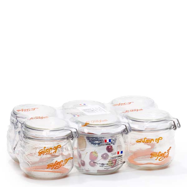 Bote Le Parfait® 500 ml Ø85 mm conserva Le Parfait Super tarro de 500 ml con tapa abatible Juego de 6 tarros de conserva de Francia