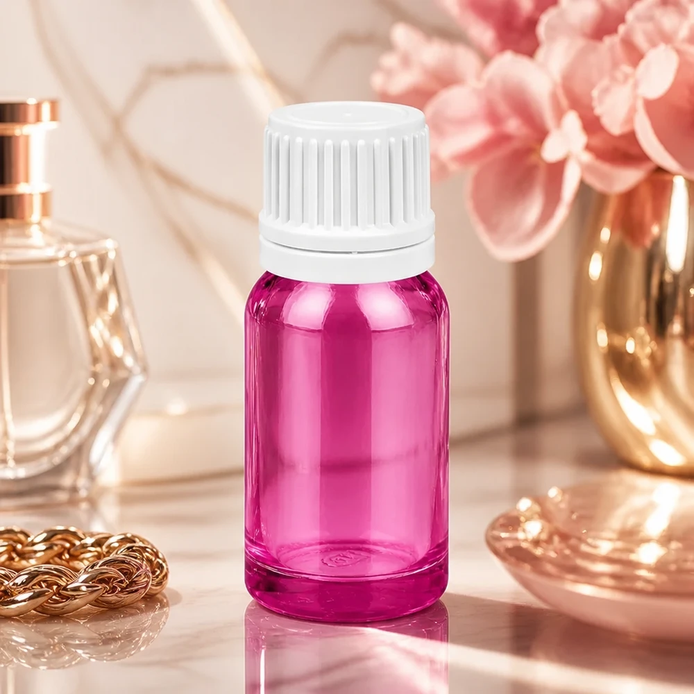 Frasco cuentagotas de 10 ml 0,7 mm blanco Originalidad tapón de rosca PurpleLine UT18/10 Frasco cuentagotas de vidrio de alta calidad de 10 ml en color morado con tapón cuentagotas preciso PurpleLine