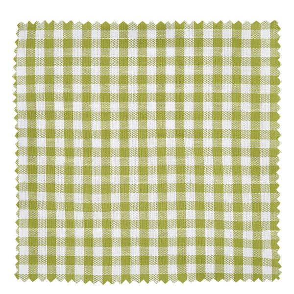 Alfombra de tela para bisutería a cuadros verdes 15cm cuadrado