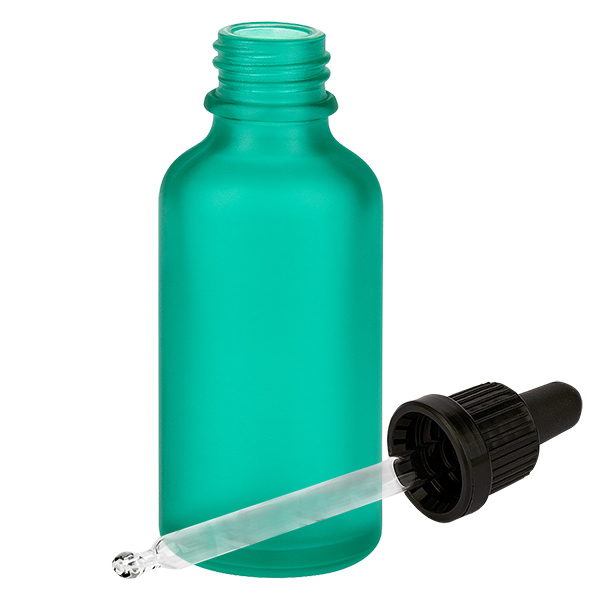 Frasco pipeta 50ml cierre inviolable negro GreenLine UT18/50 Frasco pipeta 50ml cierre inviolable negro GreenLine UT18/50