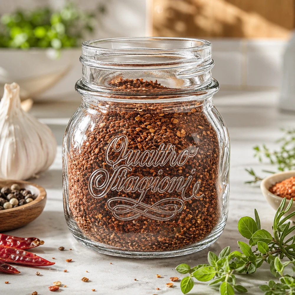 Vaso redondo 150ml "Quattro Stagioni" QS56mm