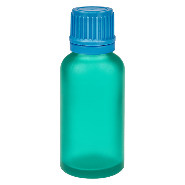 Botella 30ml tapón rosca 11mm azul GreenLine UT18/30 Botella 30ml tapón rosca 11mm azul GreenLine UT18/30