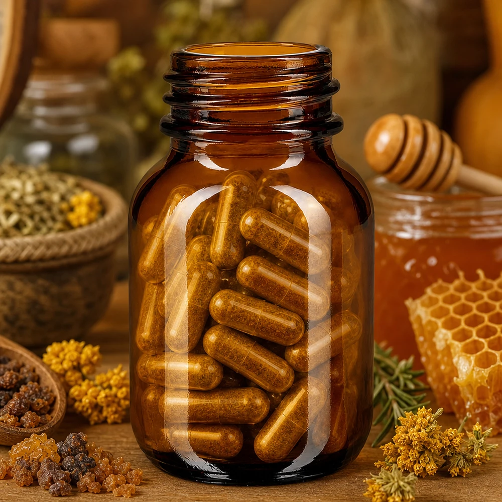 50ml botella de vidrio ámbar de cuello ancho Frasco compacto de 50 ml y cuello ancho fabricado en resistente vidrio ámbar para el almacenamiento seguro de complementos alimenticios