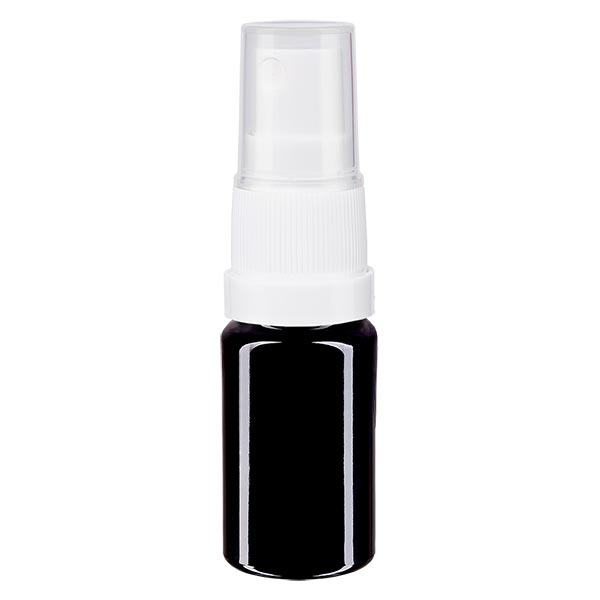 Botella de farmacia violeta 5ml atomizador blanco Botella de farmacia violeta 5ml atomizador blanco