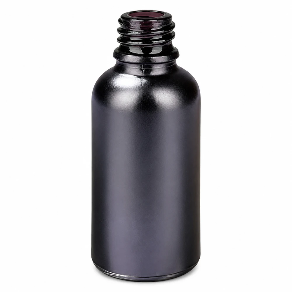 Frasco de farmacia negro de 30 ml BlackLine UT18/30 con rosca UNiTWIST para medicamentos y tinturas
