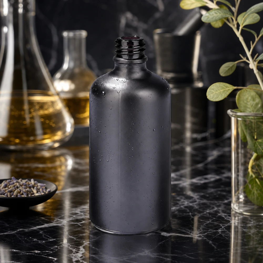 Frasco de farmacia BlackLine UT18/100 UNiTWIST de 100 ml con sistema de cierre UNiTWIST para una fácil manipulación