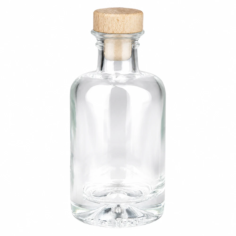 Botella de farmacia de 100 ml «Sofia» con tapón de corcho con asa de madera UNiTWIST® Botella de farmacia de 100 ml «Sofia» con tapón de corcho con asa de madera UNiTWIST®