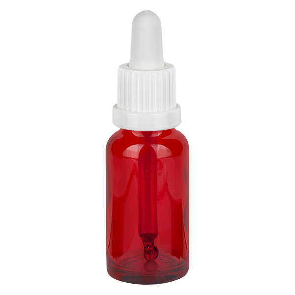 Frasco pipeta 20ml cierre inviolable blanco RedLine UT18/20 Frasco pipeta 20ml cierre inviolable blanco RedLine UT18/20