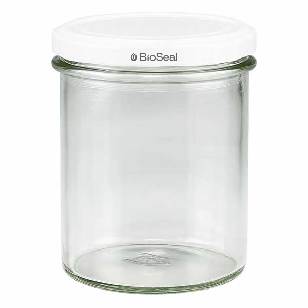 Vasos de 350 ml con tapa blanca BioSeal UNiTWIST