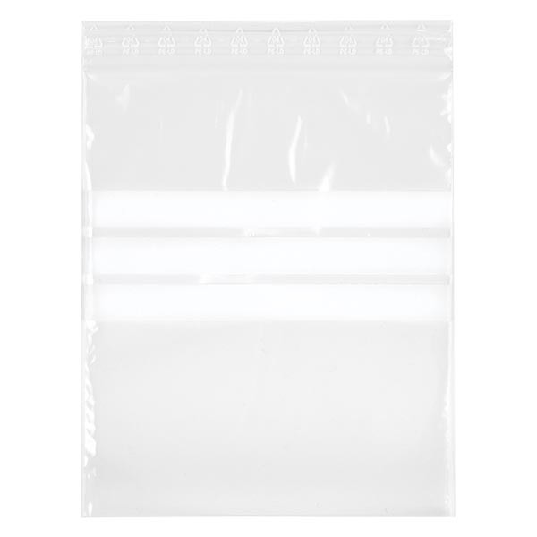 PolyZip con campo de etiquetado (paquete de 100) 40x60mm/50µm PolyZip con campo de etiquetado (paquete de 100) 40x60mm/50µm