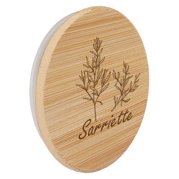 Tapón de madera "Sarriette" para WECK RR60 Tapón de madera "Sarriette" para WECK RR60