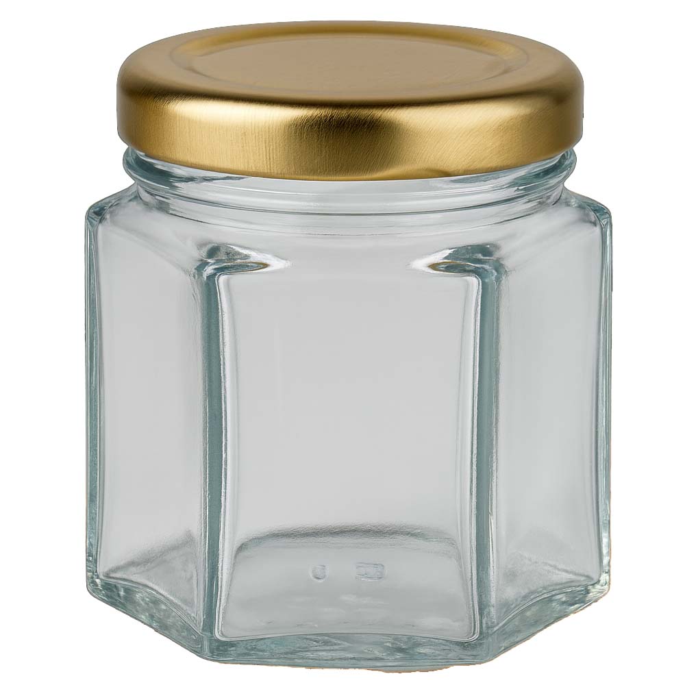 Tarro para miel de 60 g con tapa dorada BasicSeal UNiTWIST