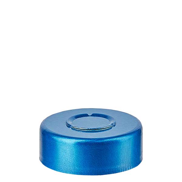 Tapón de engarce 20,25 x 7,4 mm MEDIUM rasgable, azul Tapón de engarce 20,25 x 7,4 mm MEDIUM rasgable, azul