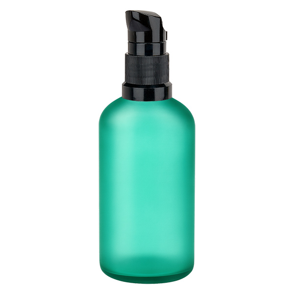 Frasco bomba de 100 ml negro con tapón estándar GreenLine UT18/100 Frasco bomba de 100 ml negro con tapón estándar GreenLine UT18/100