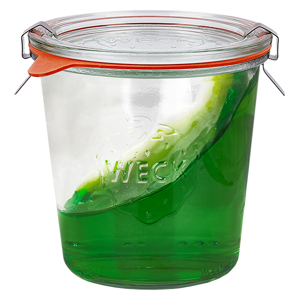 Juego de 18 tarros Weck 580ml de tulipa con 18 tapas de cristal, 1 Juego de 18 tarros Weck 580ml de tulipa con 18 tapas de cristal, 1
