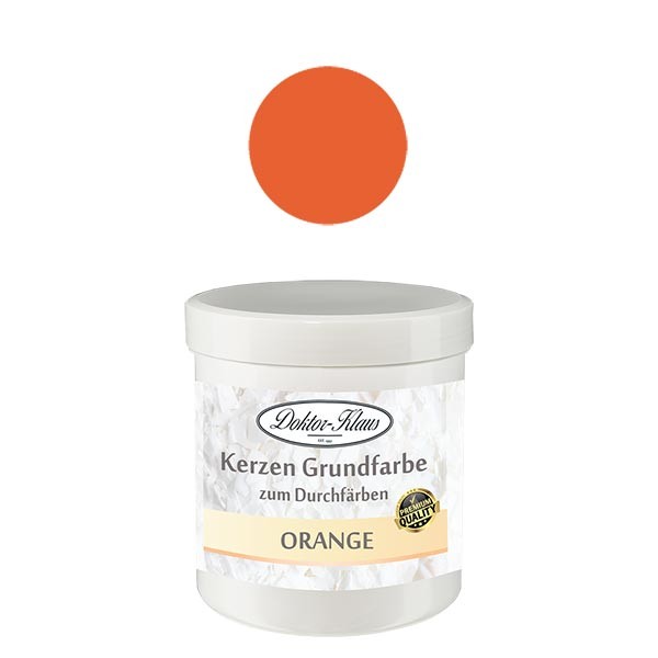 Base para velas Doktor-Klaus color naranja, 7gr, en lata Base para velas Doktor-Klaus color naranja, 7gr, en lata