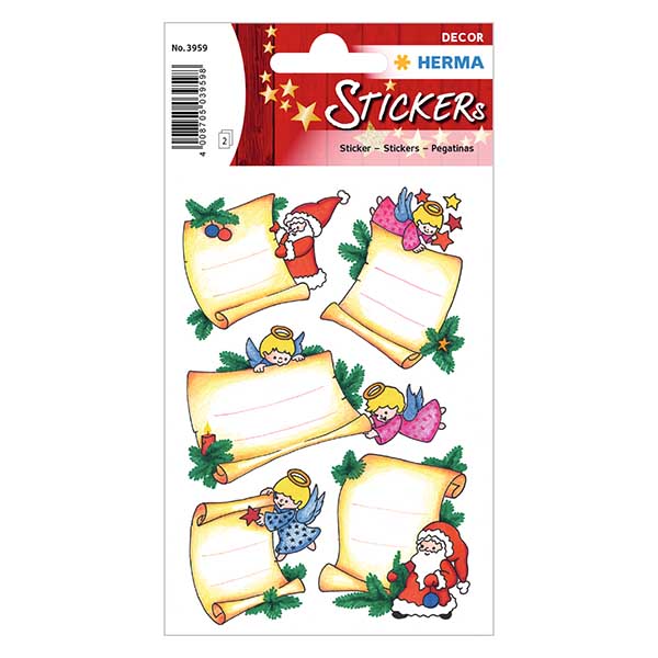 Pegatinas de letras de Navidad (10 pegatinas con purpurina) Pegatinas de letras de Navidad (10 pegatinas con purpurina)