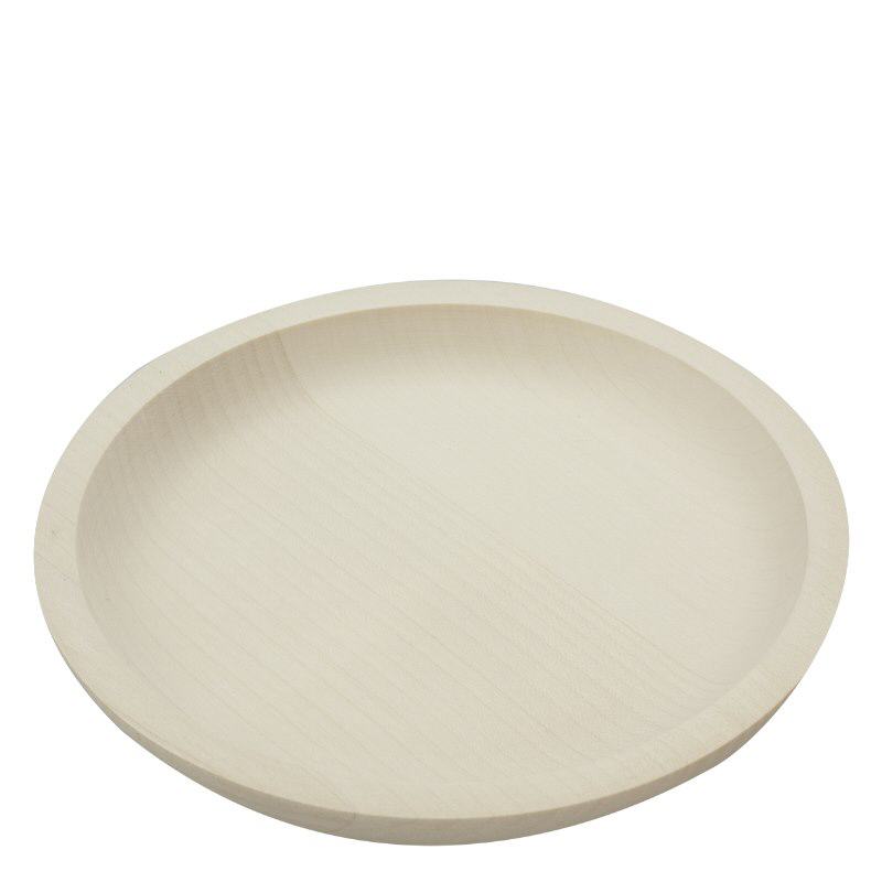 Plato grande de madera ø18cm