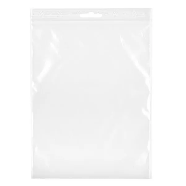 PolyZip con euroagujero (paquete de 100) 160x220mm/50µm