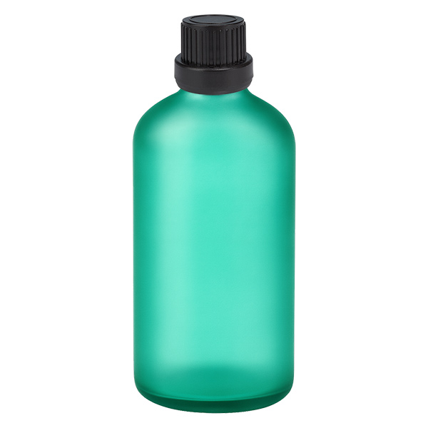 Frasco cuentagotas 100ml 2mm negro cierre inviolable GreenLine UT18/100 Frasco cuentagotas 100ml 2mm negro cierre inviolable GreenLine UT18/100