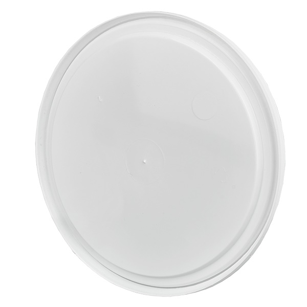 Tapa blanca, para cubo de plástico de polipropileno de 1 litro Tapa blanca, para cubo de plástico de polipropileno de 1 litro