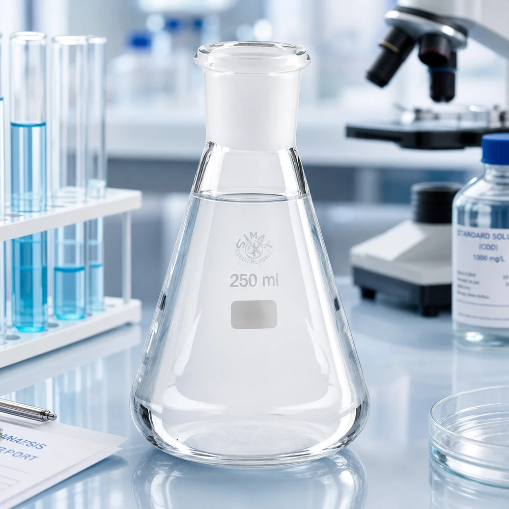 Matraz Erlenmeyer 250ml con junta esmerilada estándar (29/32)