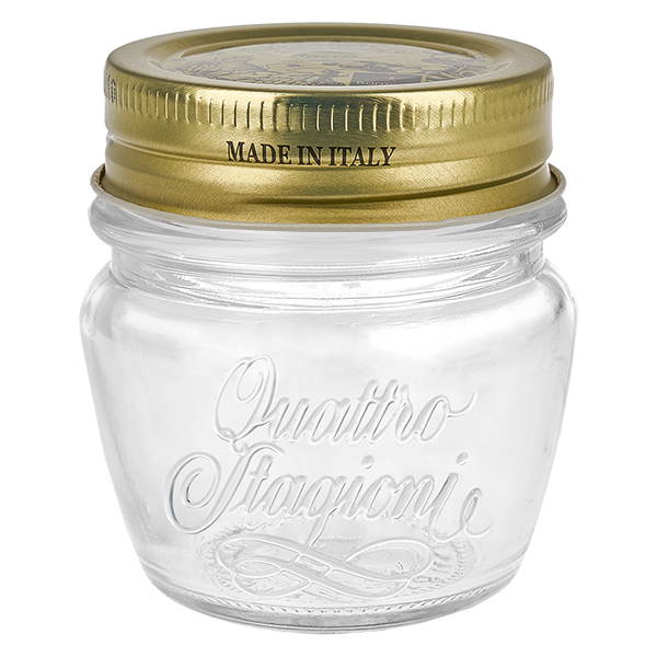 Tarro redondo "Quattro Stagioni" de 80 ml con tapa Tarro redondo "Quattro Stagioni" de 80 ml con tapa