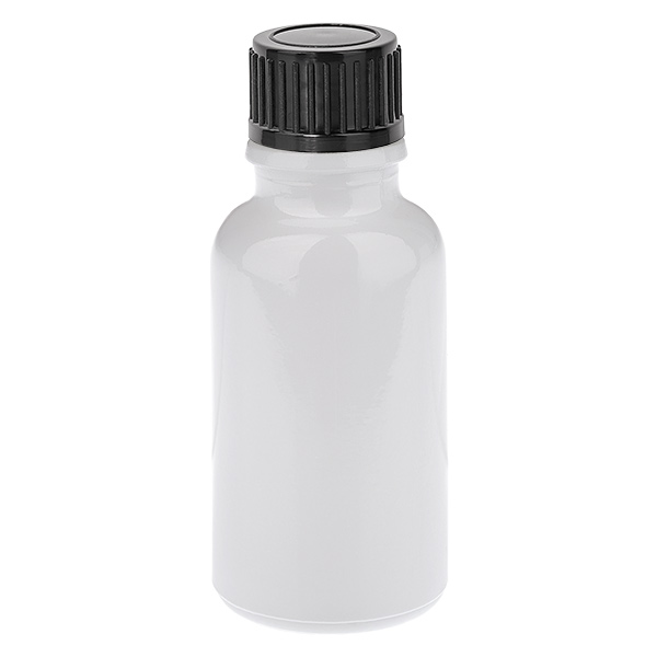 Frasco de 20 ml, tapón de rosca de 11 mm, negro, estándar WhiteLine UT18/20 Frasco de 20 ml, tapón de rosca de 11 mm, negro, estándar WhiteLine UT18/20