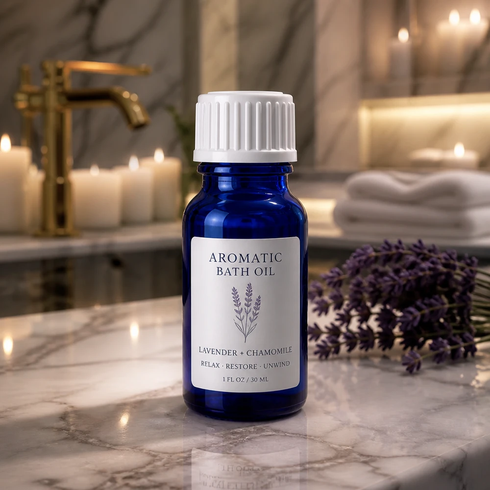Pequeño frasco cuentagotas de 5 ml con abertura de 0,9 mm ideal para cosmética y aromaterapia