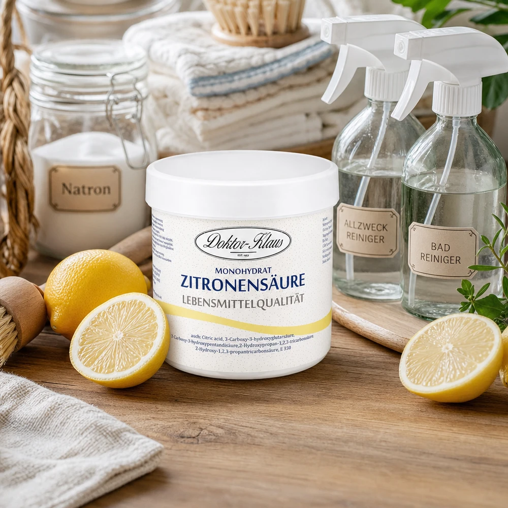 Ácido cítrico 250g Doktor-Klaus Biologische Haushaltsreinigung 250g Zitronensäure Doktor-Klaus mit natürlichen Zutaten