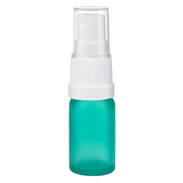 Frasco pulverizador 10ml blanco/transparente tapón estándar GreenLine UT18/10