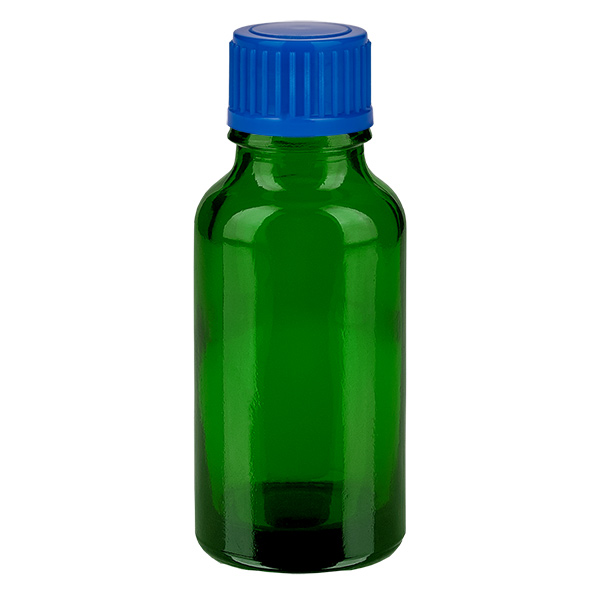 Botella 20ml tapón rosca 11mm azul estándar GreenLine UT18/20 Botella 20ml tapón rosca 11mm azul estándar GreenLine UT18/20