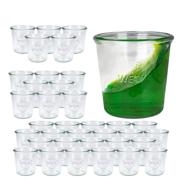 36er Set Weck Gläser 580ml Sturzgläser