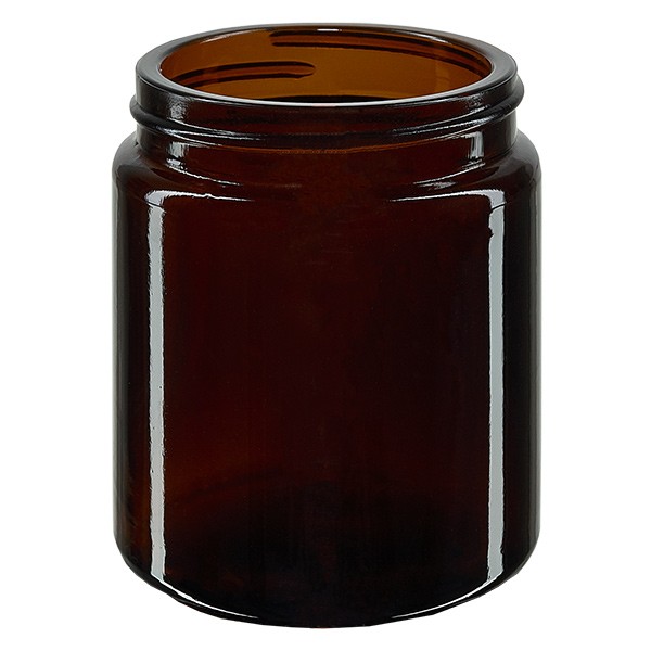 Ungüentario (tarro de cristal) 100 ml marrón, sin tapa, rosca 53mm/R3 Ungüentario (tarro de cristal) 100 ml marrón, sin tapa, rosca 53mm/R3