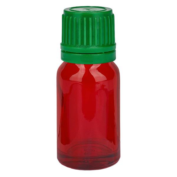 Botella 10ml tapón rosca 11mm verde RedLine UT18/10 Botella 10ml tapón rosca 11mm verde RedLine UT18/10
