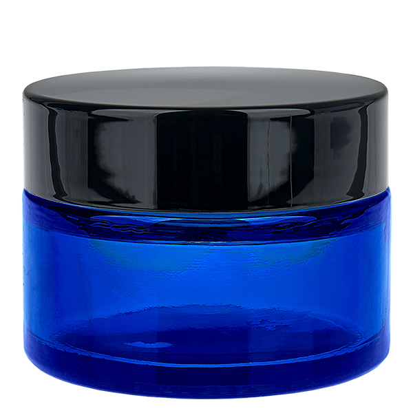 Tarro de cristal 30ml azul con tapa UNiTWIST