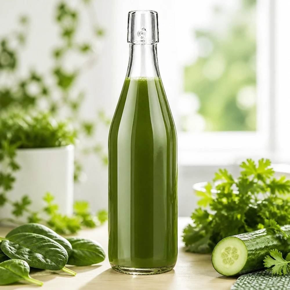 Botella de vidrio de 500 ml sin tapón giratorio UNiTWIST