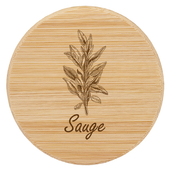 Tapón de madera "Sauge" para WECK RR60 Tapón de madera "Sauge" para WECK RR60
