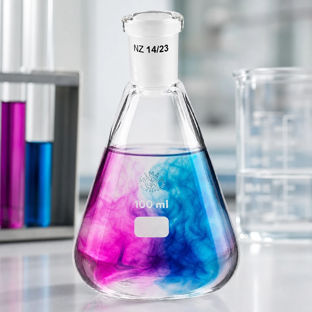 Matraz Erlenmeyer 100ml con junta esmerilada estándar (14/23)